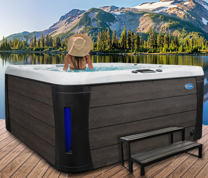 Calspas hot tub being used in a family setting - hot tubs spas for sale Dear Born Heights